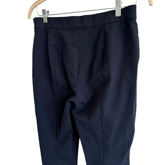 Everlane Navy The Side-Zip Stretch Cotton Pants, Size 12 - Picture 6 of 8